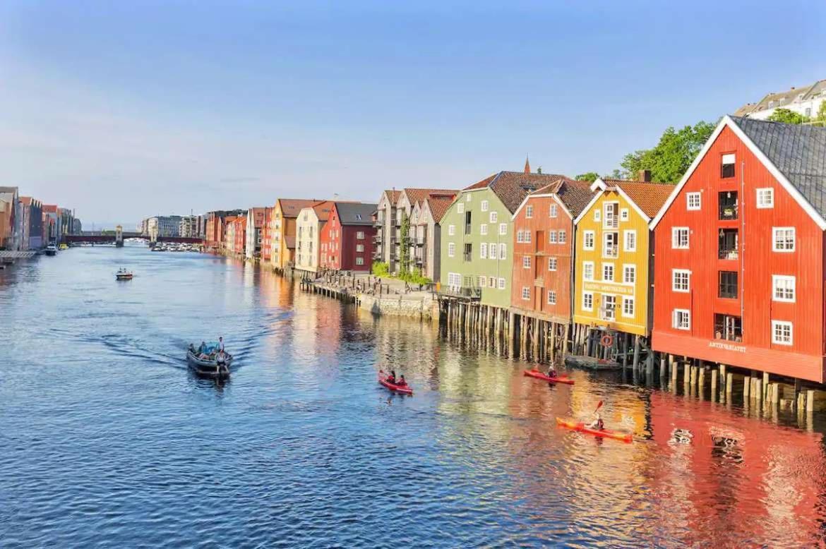 5 Mins To City Center In Bright & Cozy Stay Trondheim Exterior foto